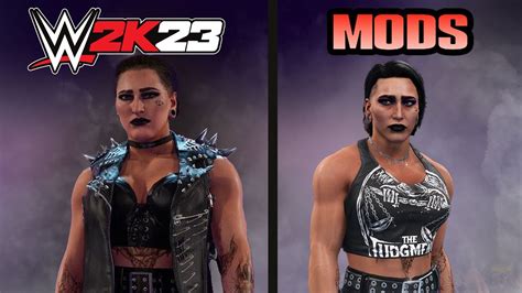 wwe 2k23 mods|wwe 2k23 female mods.